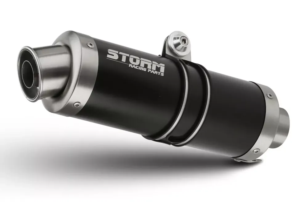 Top-Preis Storm by MIVV GP Schwarz Auspuff passend für Yamaha T-MAX 500 (2001–2007)
