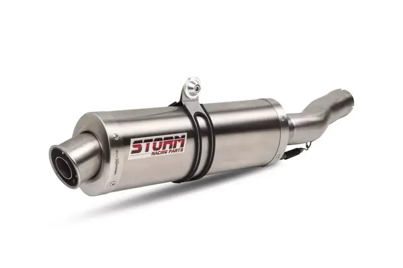 Storm by MIVV OVAL Endschalldämpfer Edelstahl passend für Suzuki DL V-Strom 650 ab 2017 Knallerangebot