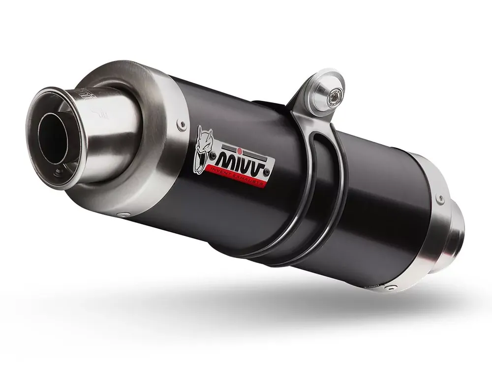 Preisreduziert MIVV GP Black Steel Endschalldämpfer passend für Honda NC 750 S/X & Integra 750 (ab 2016)
