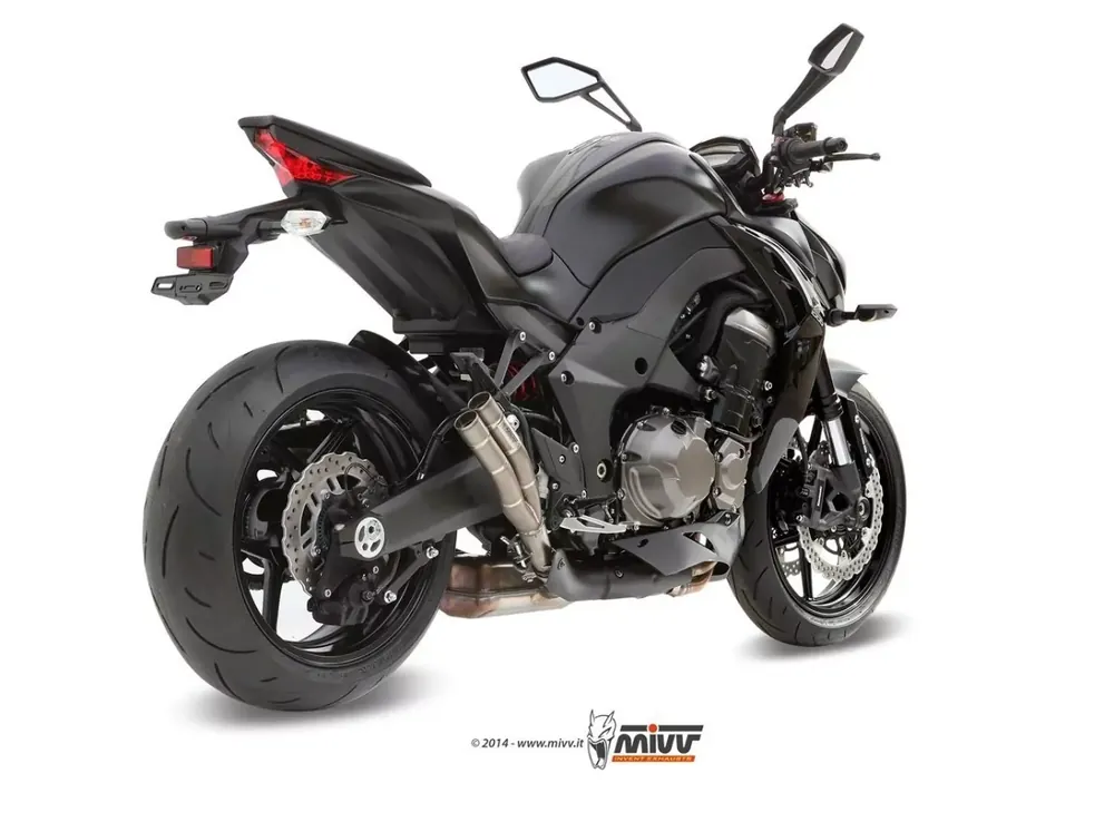 MIVV Double Gun Titan Racing Endschalldämpfer passend für Kawasaki Z 1000 14-16 Billig
