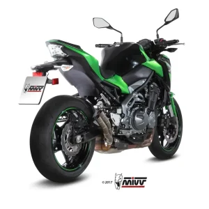 Neue Kollektion MIVV Double Gun Titan Endschalldämpfer passend für Kawasaki Z 900 / Z 900 A2