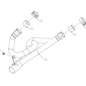 Neuheit MIVV Zentralkrümmer passend für Suzuki SV 650 2003