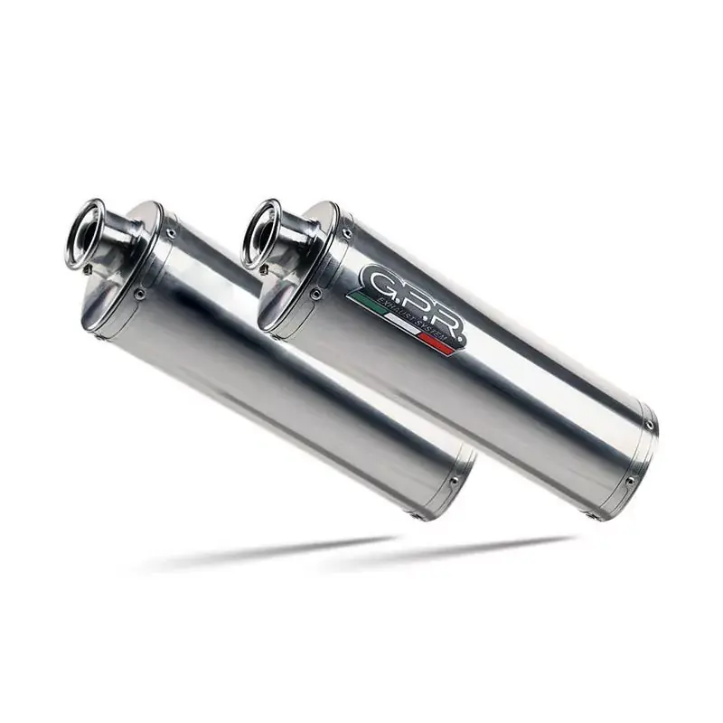 GPR Auspuff passend für Honda Varadero 1000 1999-2011 Trioval Dual homologiert Slip-On inklusive db-Killer Preiswert