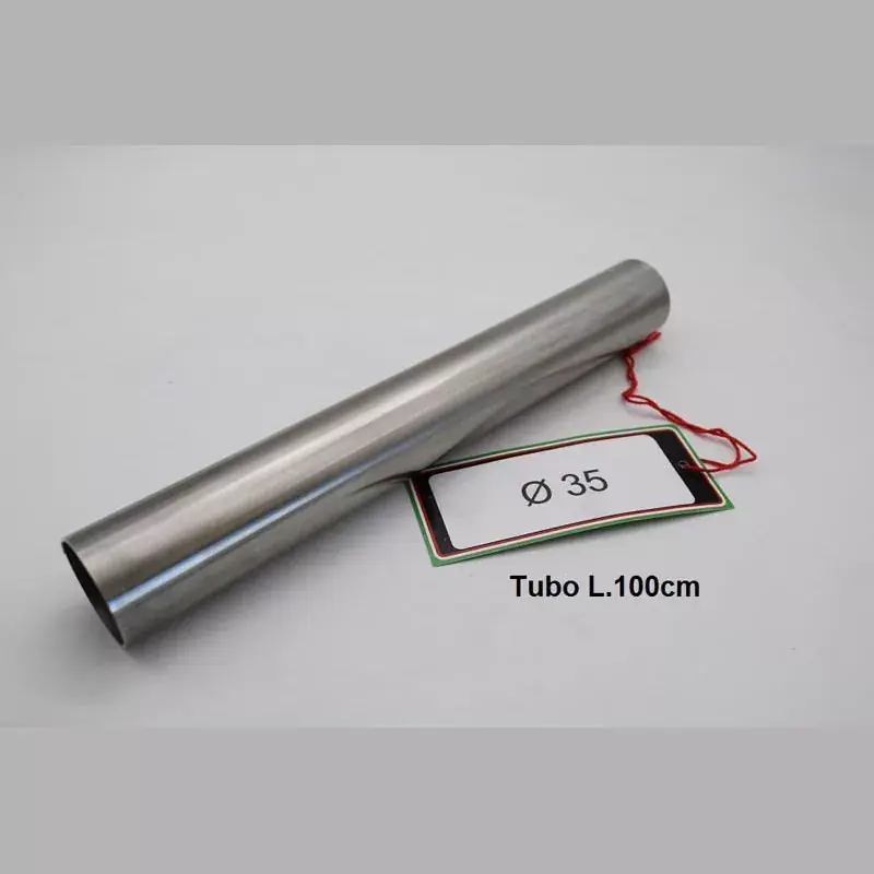Highlight GPR Auspuffrohr aus Inox passend für Café Racer Ø 35mm