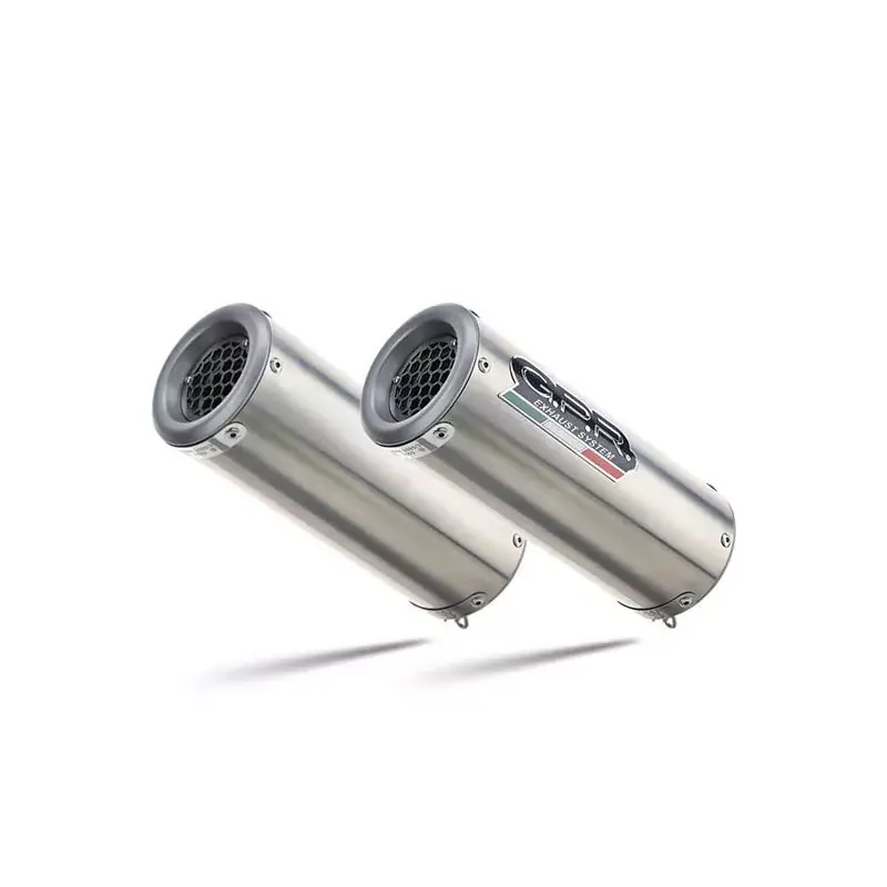 GPR M3 Inox Dual Homologated Slip-On Auspuff passend für Ducati Monster 1100 (2009–2010) Heißes Angebot