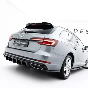 Wochenendangebot Heck Ansatz Flaps Diffusor passend für Audi A4 / A4 S-Line / S4 Limousine / Avant B9