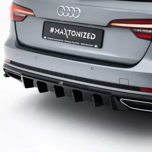 Abverkauf Diffusor Heck Ansatz passend für Audi A4 / A4 S-Line Limousine / Avant B9