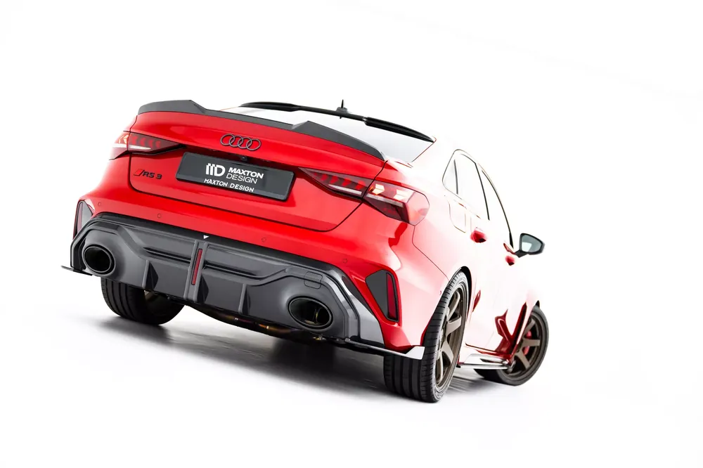 Prepreg Carbon Fiber Heck Ansatz Flaps Diffusor passend für Audi RS3 Limousine 8Y Facelift Preisreduziert