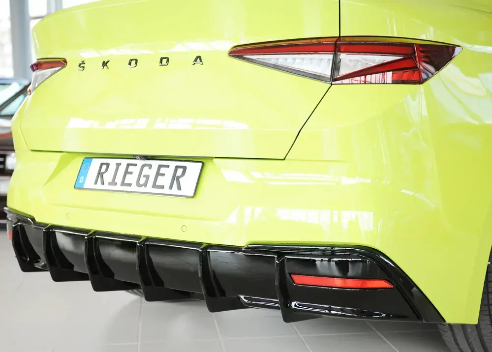 Echt Rieger Heckeinsatz passend für Skoda Enyaq iV RS (NY) SUV (5AZ) ab 02/2025