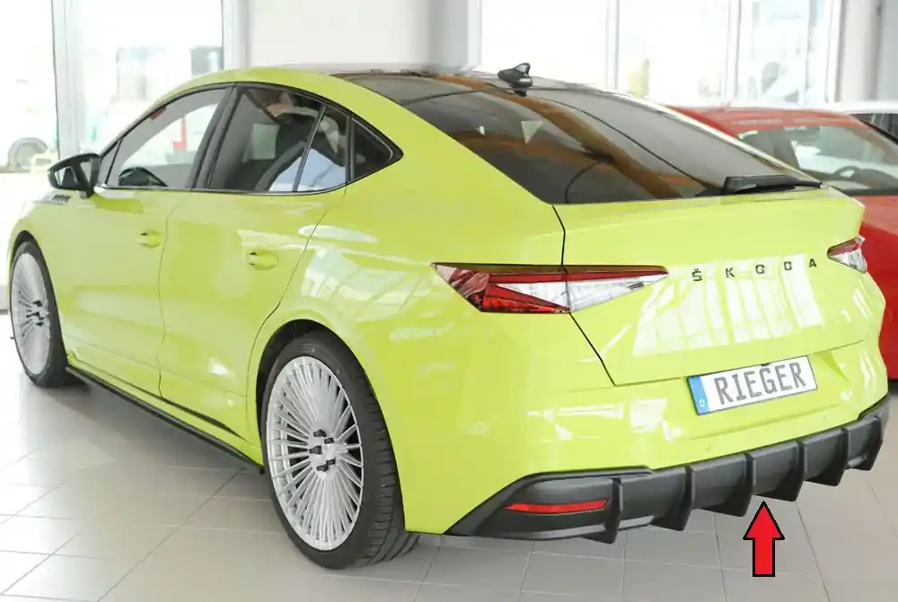 Rieger Heckeinsatz passend für Skoda Enyaq iV RS (NY) Coupé (5AC) 07.21-01.25 Markenware