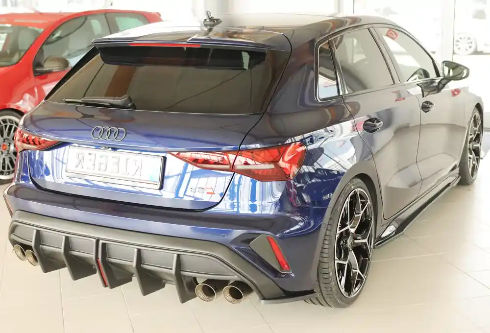 Rieger Heckschürzenansatz rechts passend für Audi A3 (GY) Sportback ab 06/2024 Letzte Chance