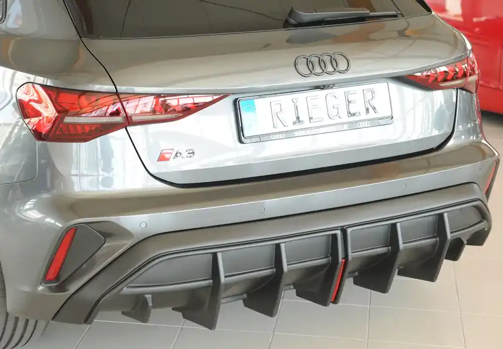Rieger Heckeinsatz passend für Audi A3 (GY) Limousine (ab Facelift) Geprüft