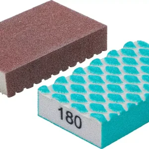 Neuheit Schleifschwamm-Satz K120/K180 2-tlg.