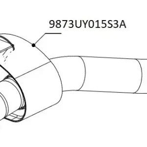 MIVV Verbindungsrohr passend für Yamaha FZ6 / FZ6 FAZER 04- Aktuell