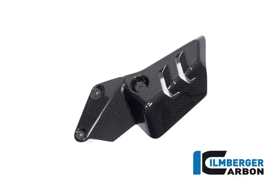 Zertifiziert Ilmberger Carbon Auspuff Cover links passend für Ducati Diavel V4 ab Modelljahr 2023 – glanz
