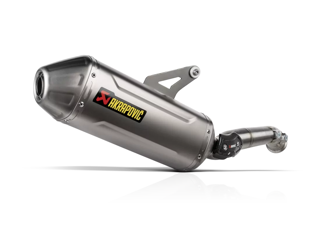 Neu Im Sortiment Akrapovic Slip-On Line (Titanium) passend für CFMOTO 800MT 2024-