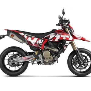 Akrapovic Slip-On Line (Titanium) Auspuff passend für Ducati Hypermotard 698 Mono / RVE 2024-2025 Wochenendangebot