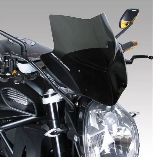 Sofort Bestellen Barracuda Windschild Aerosport passend für MV Agusta Brutale 920 / 1090RR / 675 / 800