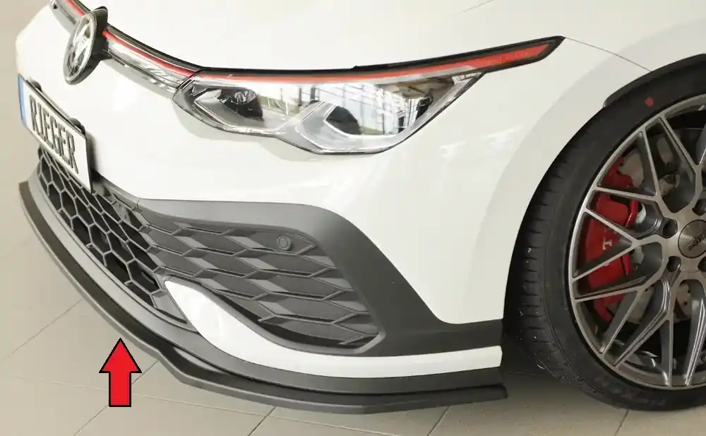 Sofort Bestellen Rieger Spoilerschwert passend für VW Golf 8 GTI Clubsport (10.20–03.24)