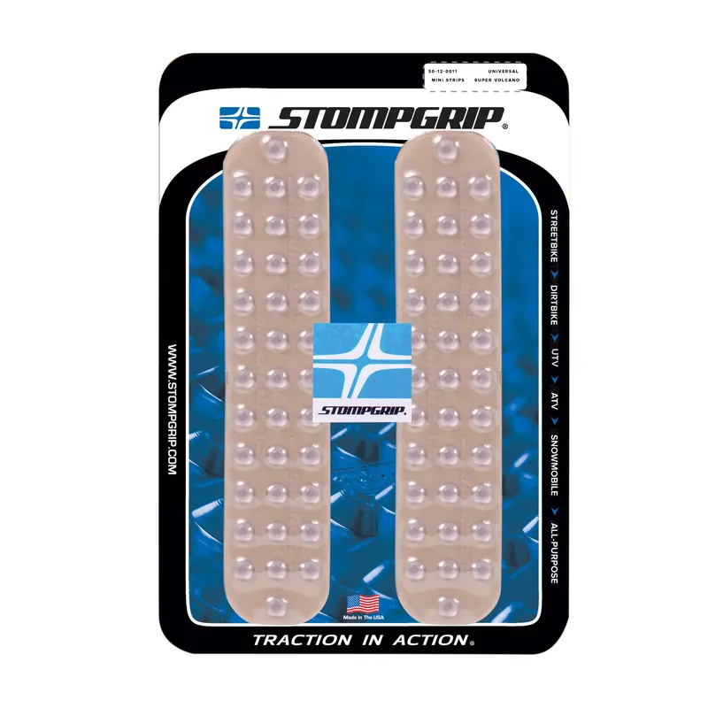 Echt Stompgrip Traction Pad Universal Rahmen Leiste (2 Stück) 210x45 mm rechteckig Super Volcano