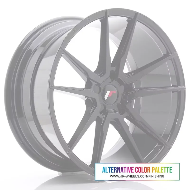 JR Wheels JR21 20x10 ET20-40 5H Blank Red Alufelge Zertifiziert
