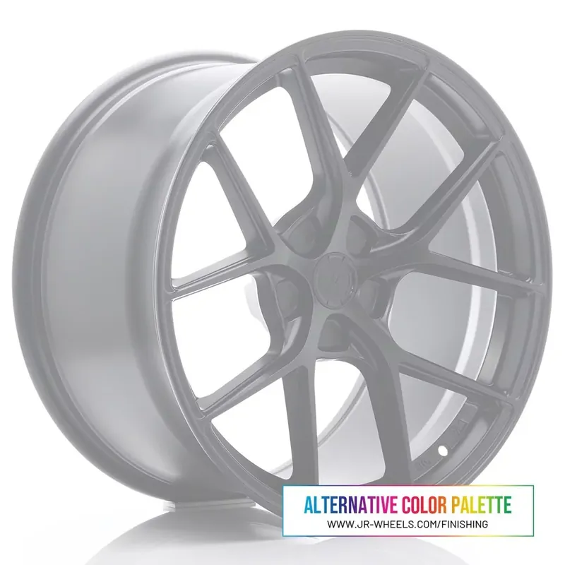 JR Wheels SL01 19x10 ET20-40 5H Blank Silver Alufelge Neue Kollektion