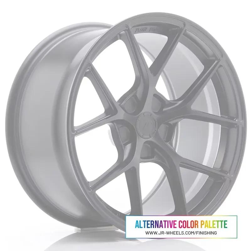 Finale Aktion JR Wheels SL01 18x9,5 ET25-38 5H Blank Silver Alufelge