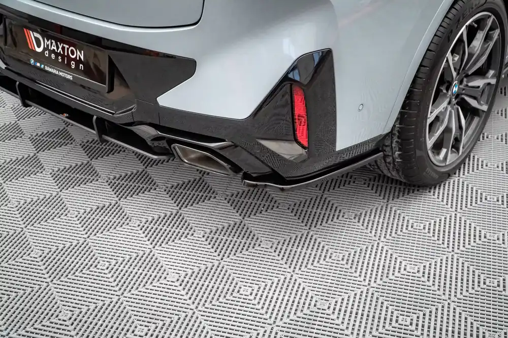 Heck Ansatz Flaps Diffusor passend für BMW X4 M-Paket G02 Facelift Schneller Versand
