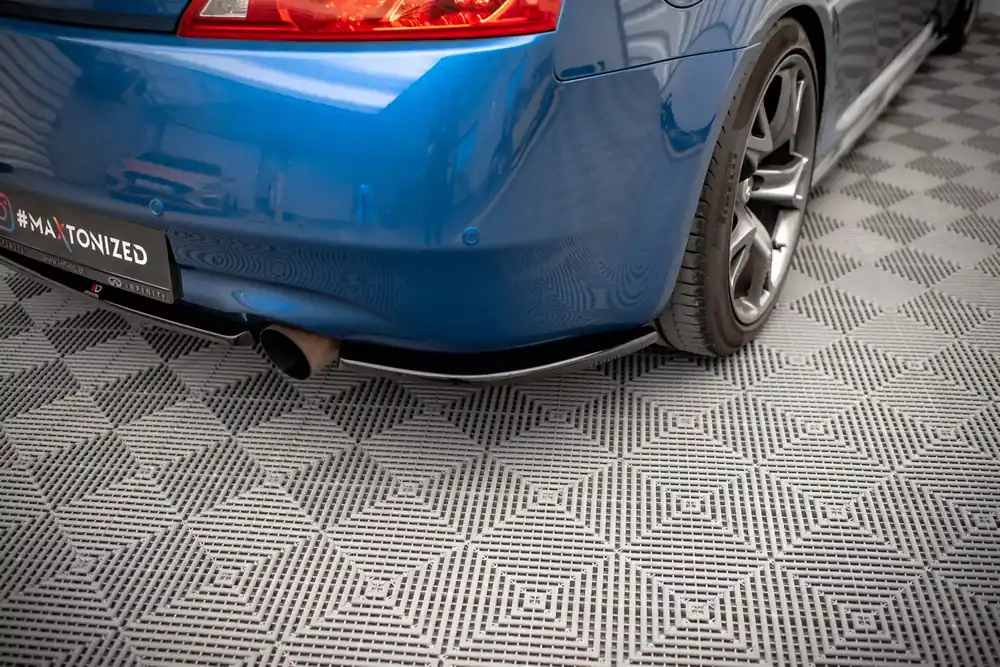 Heck Ansatz Flaps Diffusor passend für Infiniti G37 Coupe Neue Ware