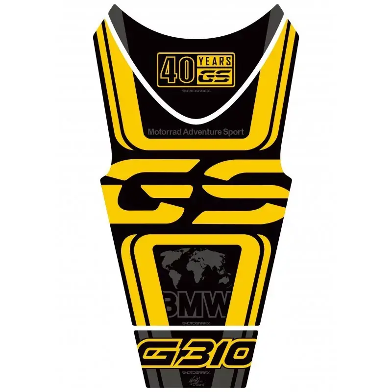 Garantierte Lieferung Motografix 3D Gel Tank Pad passend für BMW G 310 GS 40 Years TB046AN
