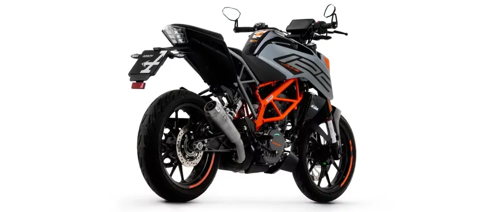 Preisreduziert Arrow Pro-Race Edelstahl Endschalldämpfer passend für KTM Duke 125/390 21-23