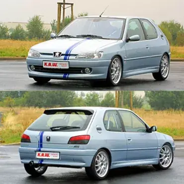 K.A.W. PlusKit Sportfahrwerk passend für Peugeot 306 Limousine (7*A9A/DHY/DJY/RHY/KFX/etc.) ab 05/1993 bis 05/2001 Direkt Vom Hersteller