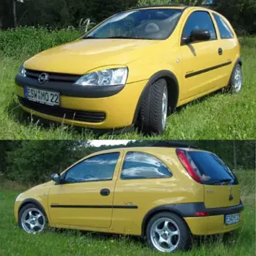 Beliebt K.A.W. Tieferlegungsfedern passend für Opel Corsa C 09/2000–12/2009