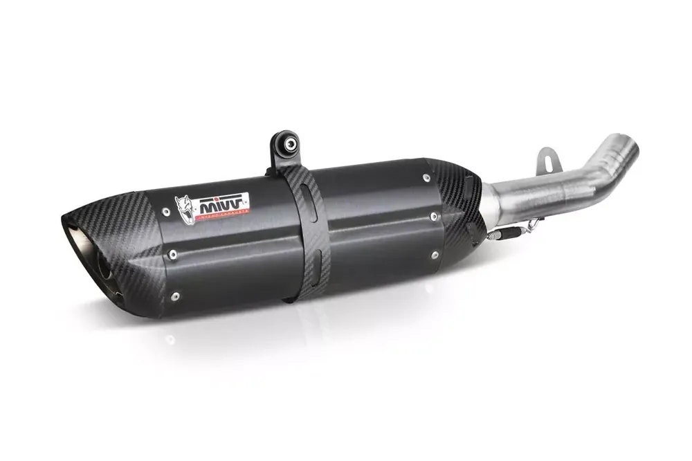 Aktuell MIVV Suono Endschalldämpfer Edelstahl Schwarz passend für BMW R 1200 GS Adventure 10-12