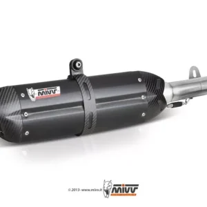 Schneller Versand MIVV Suono Black Steel Endschalldämpfer inkl. Kat passend für Kawasaki Z 750 (07-12)