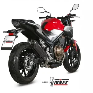 MIVV Suono Endschalldämpfer Edelstahl Schwarz passend für Honda CB 500 F 19-22 Billig