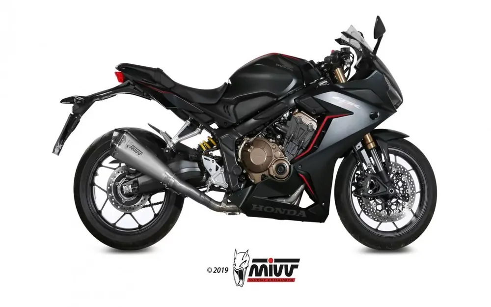 MIVV Delta Race Edelstahl Komplettanlage passend für Honda CBR 650 R / CB 650 R (19-23) Bestpreis