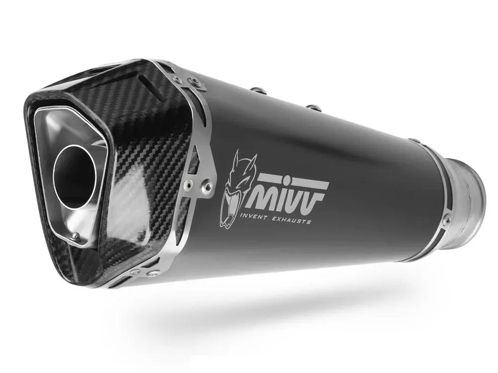 Versand Am Gleichen Tag MIVV DELTA RACE Edelstahl Endschalldämpfer passend für Ducati Hypermotard 939 (2016-2018)