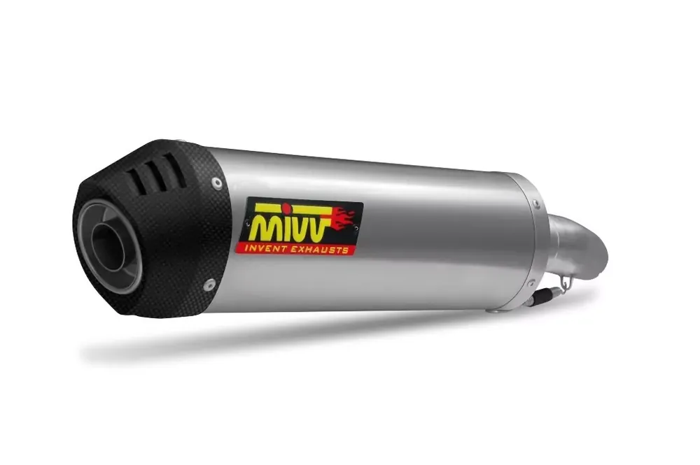 MIVV Endschalldämpfer Titan Oval passend für BMW K 1300 R / K 1300 S Garantierte Lieferung