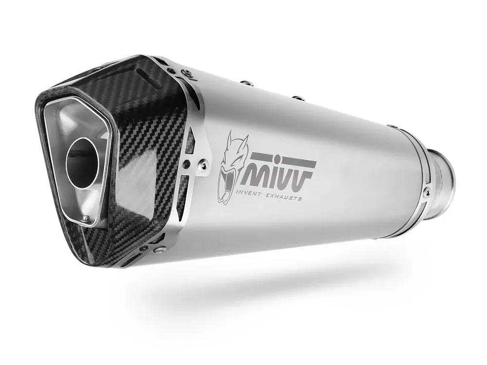 MIVV Delta Race Edelstahl Endschalldämpfer passend für BMW G 310 R 18-22 Sonderangebot