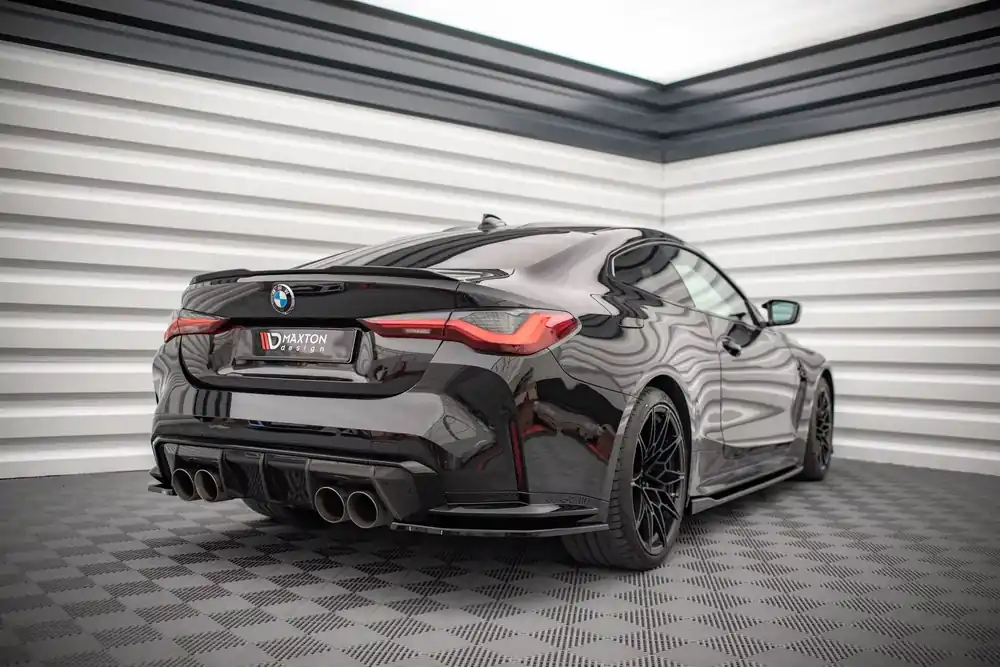 Schneller Versand Heck Ansatz Flaps Diffusor V.1 passend für BMW M4 G82 / G82 Facelift