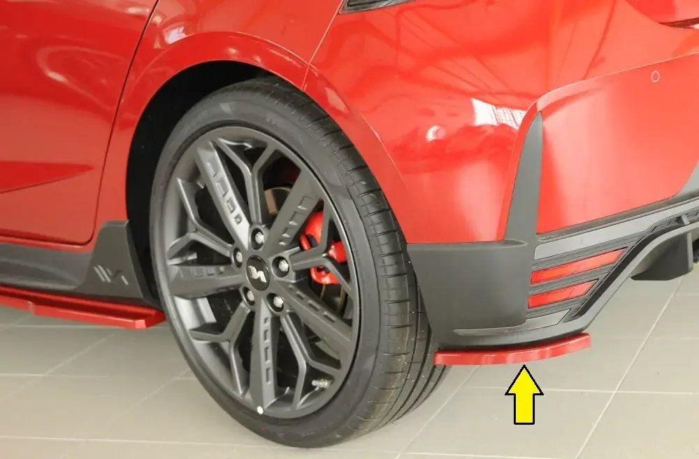 Rieger Heckschürzenansatz links passend für Hyundai i20 N-Performance (BC3) Wochenendangebot