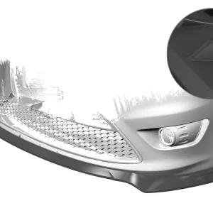 Abverkauf Cup-Spoilerlippe mit ABE passend für Ford Focus MK2 ST (2007–2010)