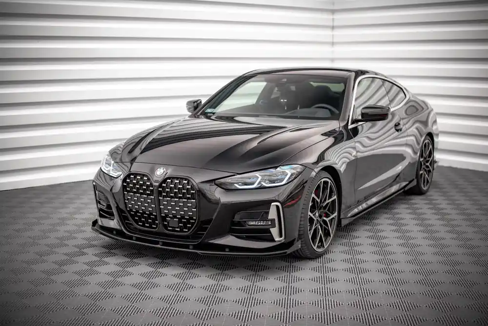 Geprüft Street Pro Front Ansatz + Flaps passend für BMW 4er M-Paket / M440i G22 / G23 / G22 Facelift / G23 Facelift