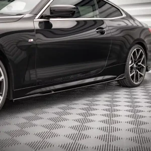 Top-Preis Seitenschweller Ansatz V.2 passend für BMW 4er M-Paket / M440i G22 / G23 / G22 Facelift / G23 Facelift