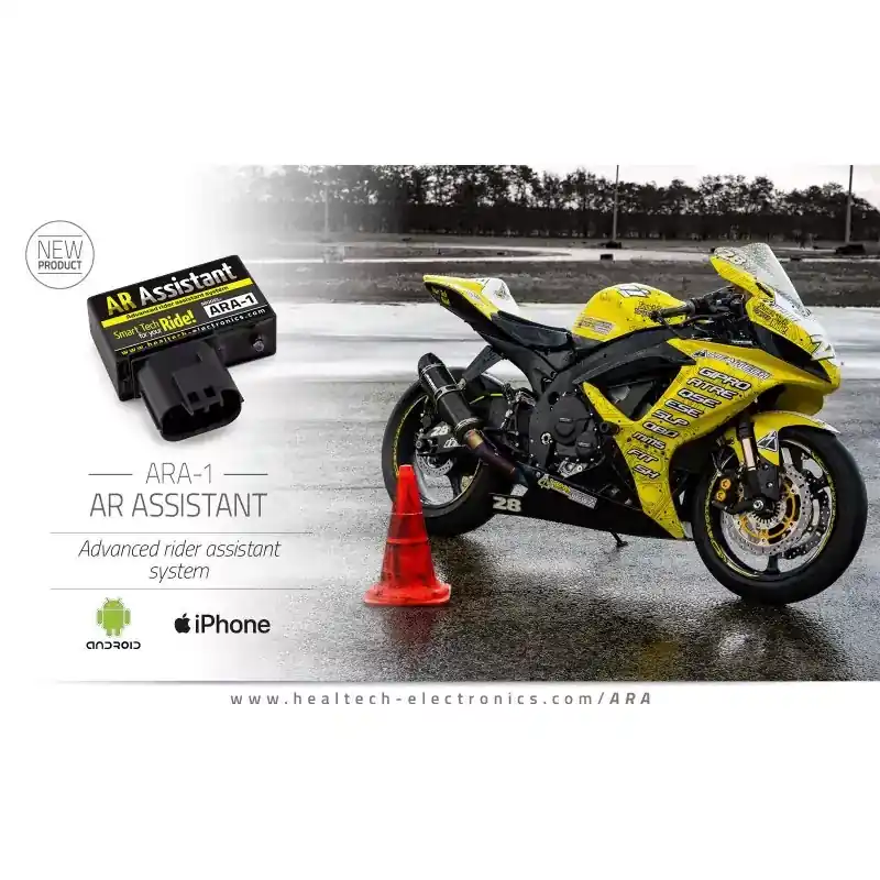Billig Healtech Advanced Rider Assistant System ARA-1 + ARA-K2B + ARA-D02 passend für Kawasaki Modelle