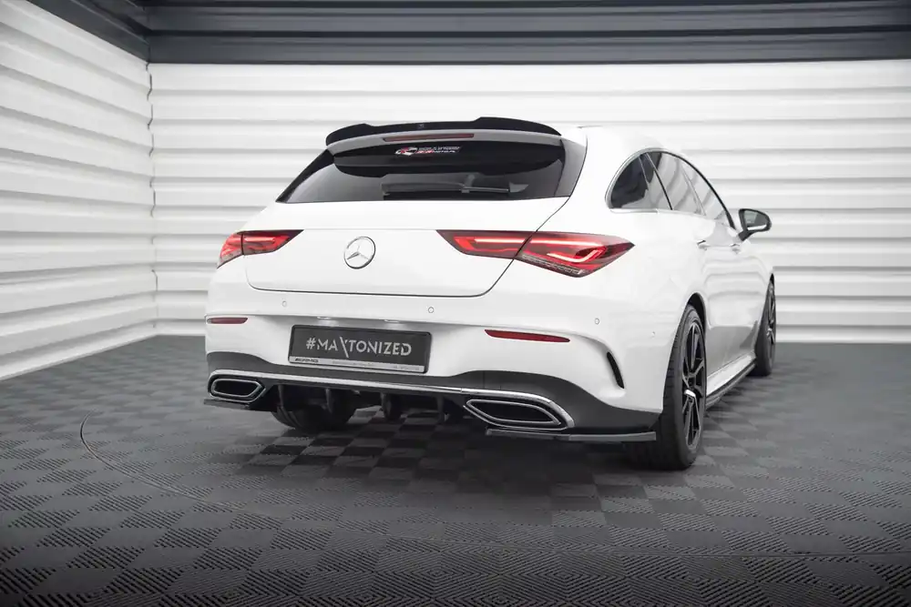Heck Ansatz Flaps Diffusor passend für Mercedes-Benz CLA AMG-Line X118 Billig