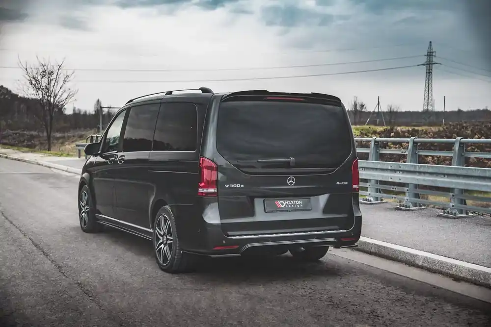 Heck Ansatz Flaps Diffusor V.2 passend für Mercedes-Benz V-Klasse AMG-Line W447 Facelift Sale
