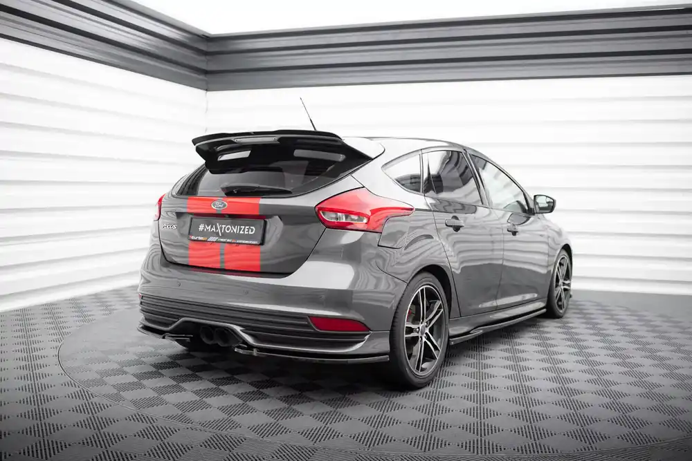 Heck Ansatz Flaps Diffusor V.2 passend für Ford Focus ST Mk3 Facelift Wochenendangebot