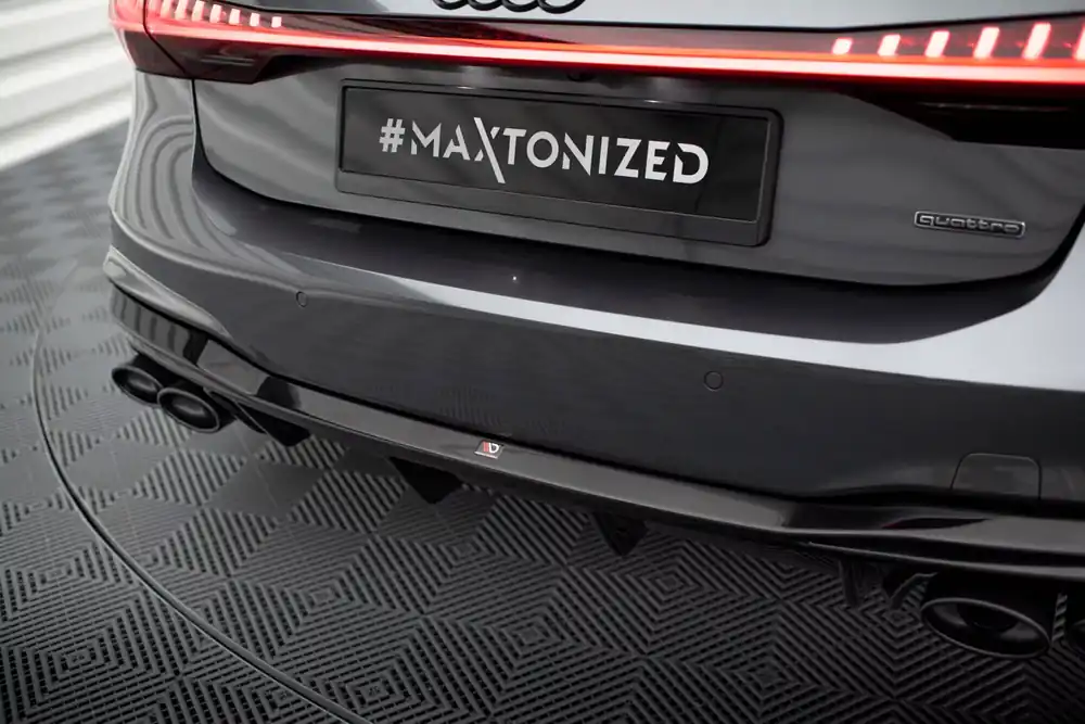 Diffusor Heck Ansatz + Endrohre passend für Audi A7 S-Line C8 / S7 C8 / Facelift Neue Kollektion
